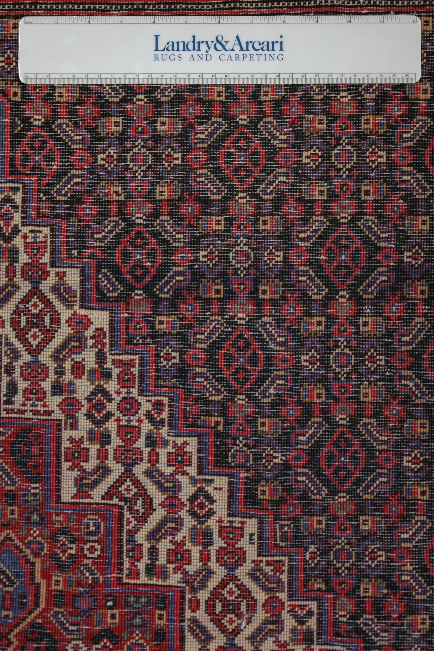 Vintage Senneh Handwoven Tribal Rug, J75064