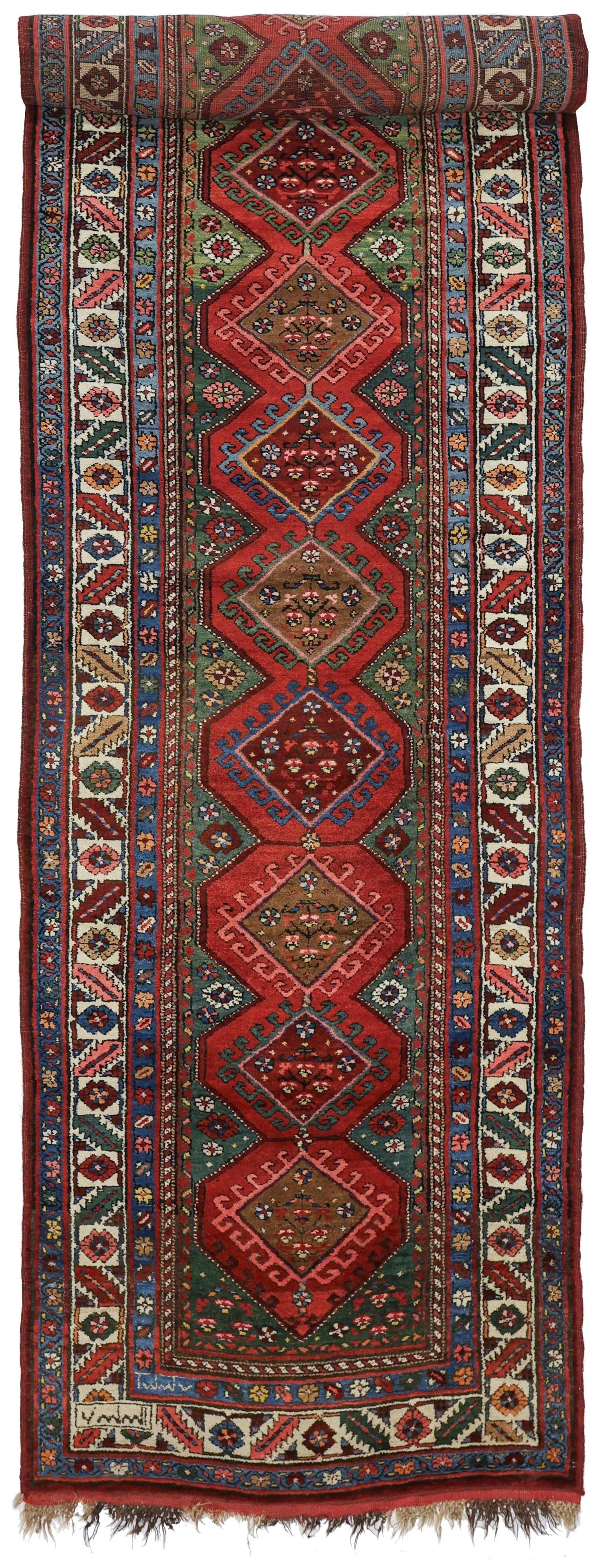 Antique Serab Handwoven Tribal Rug