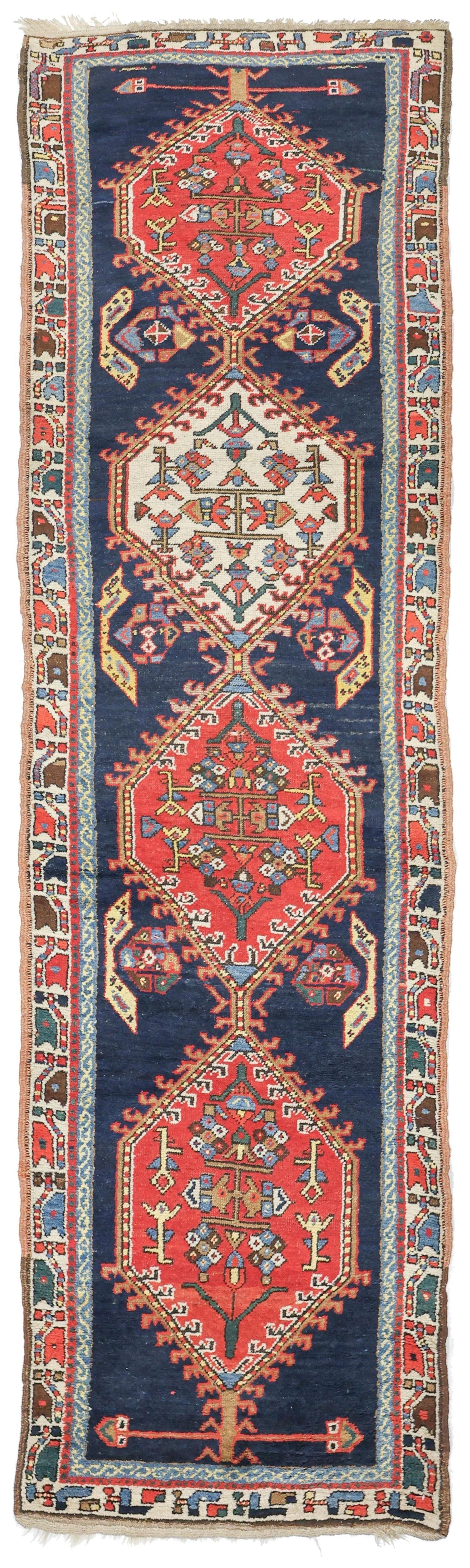 Antique Serab Handwoven Tribal Rug