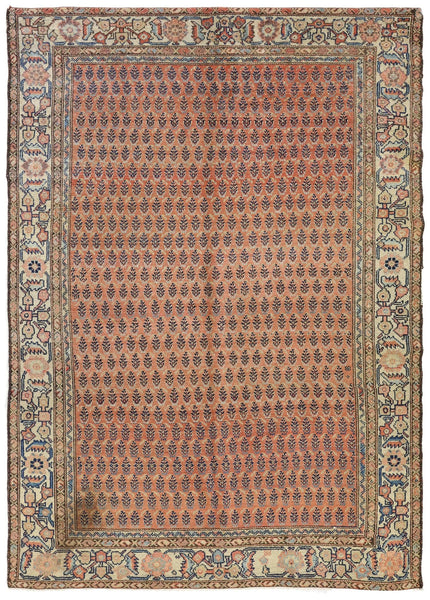 Antique Seraband Handwoven Tribal Rug