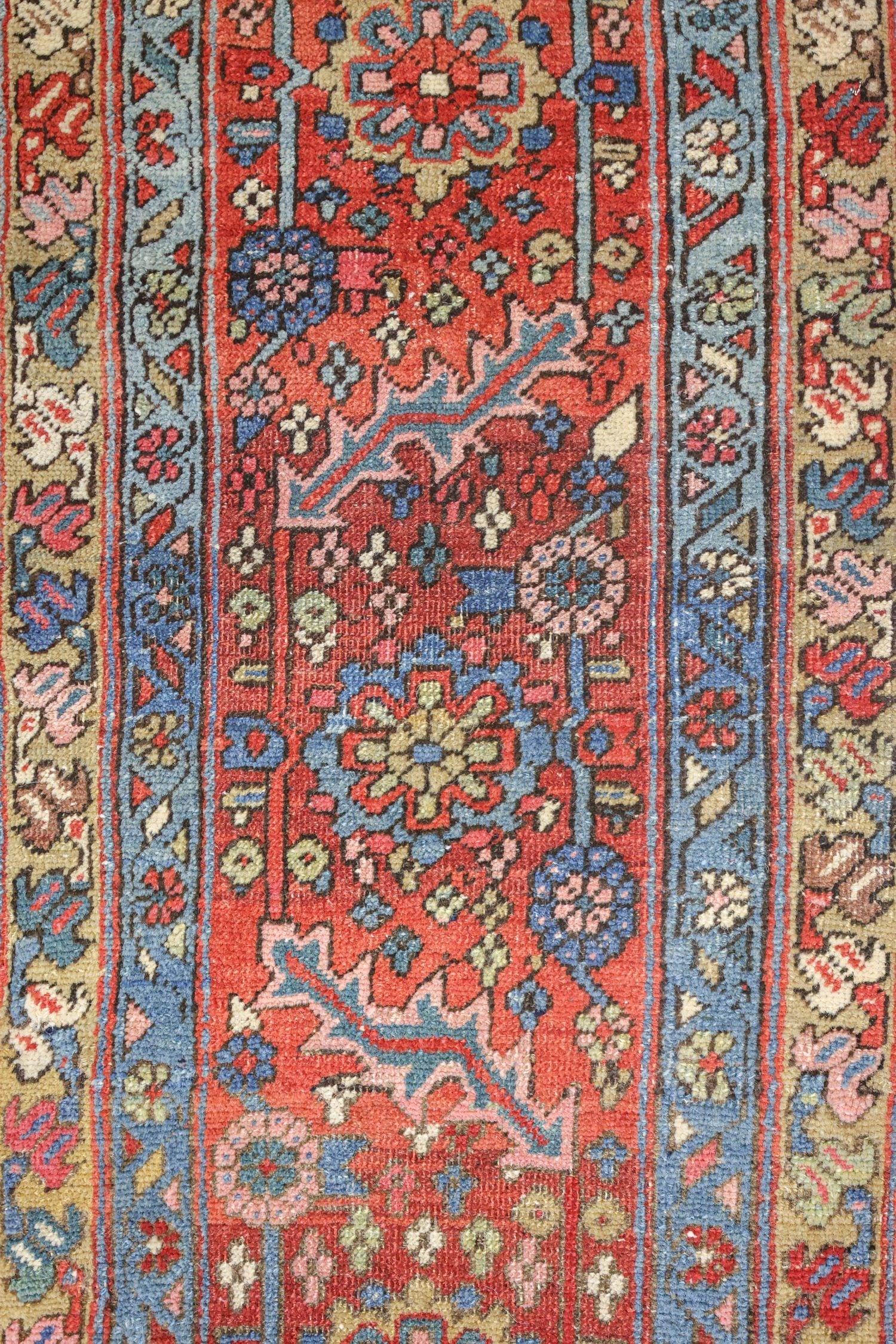 Antique Serapi Handwoven Tribal Rug, JF8731