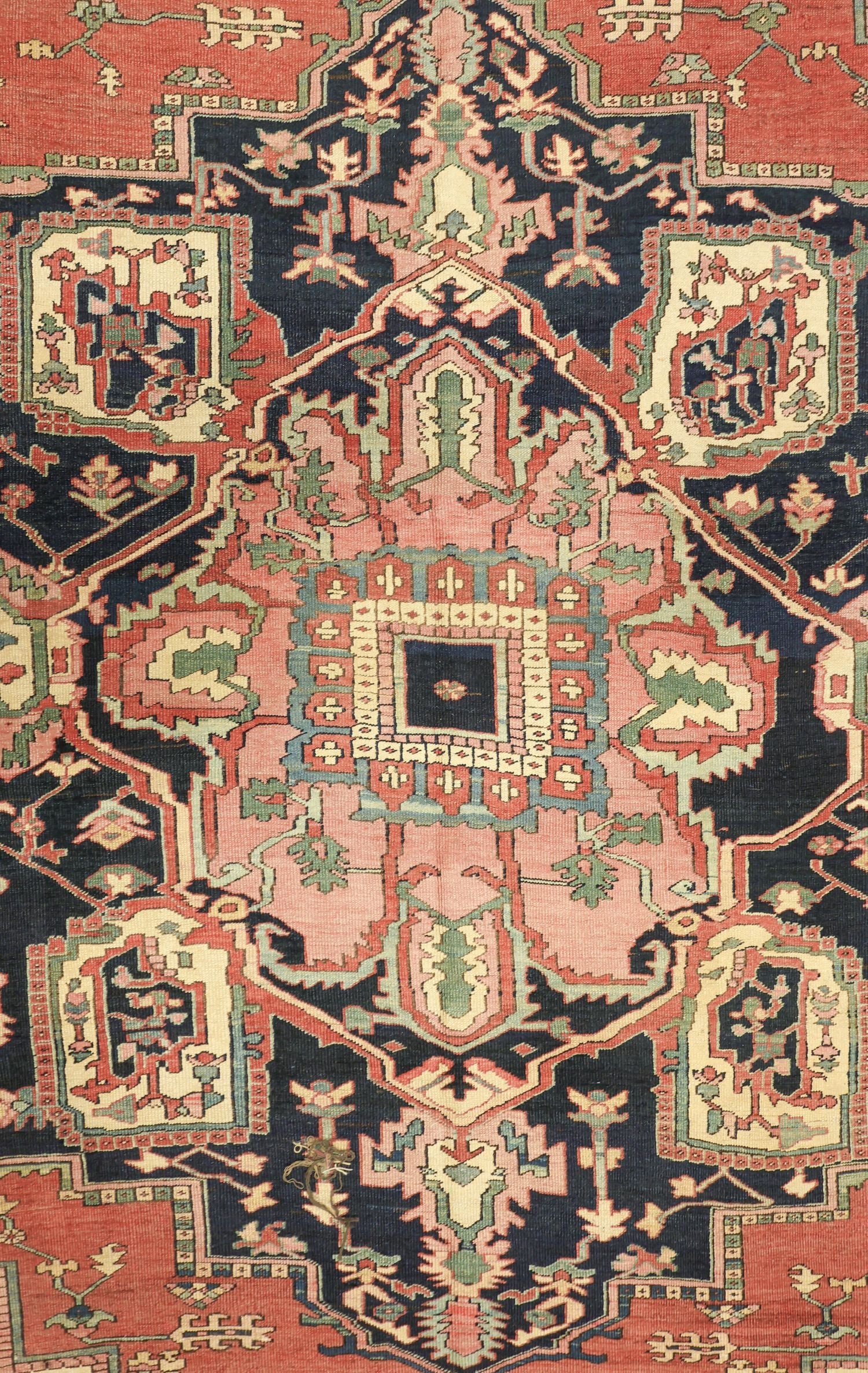 Antique Serapi Handwoven Tribal Rug, JF8747