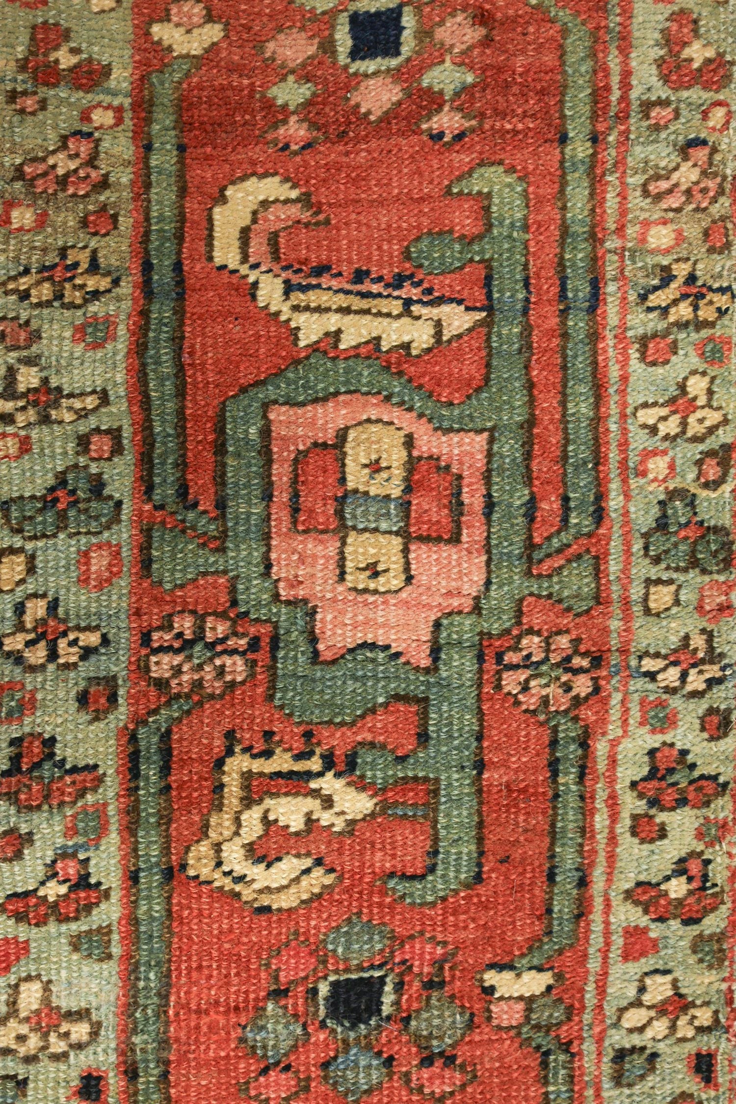 Antique Serapi Handwoven Tribal Rug, JF8747