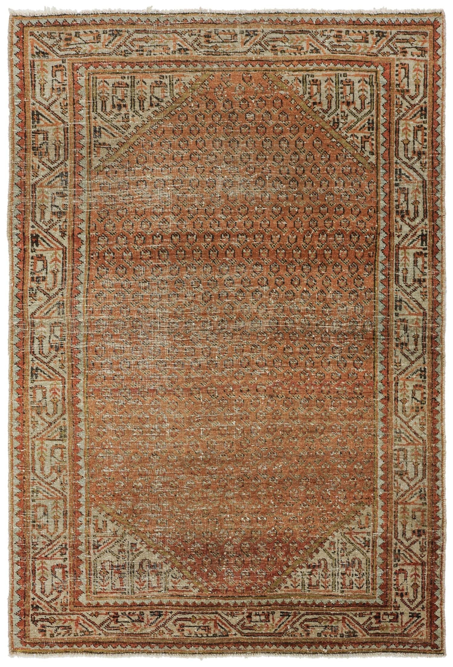 Vintage Serraband Handwoven Tribal Rug