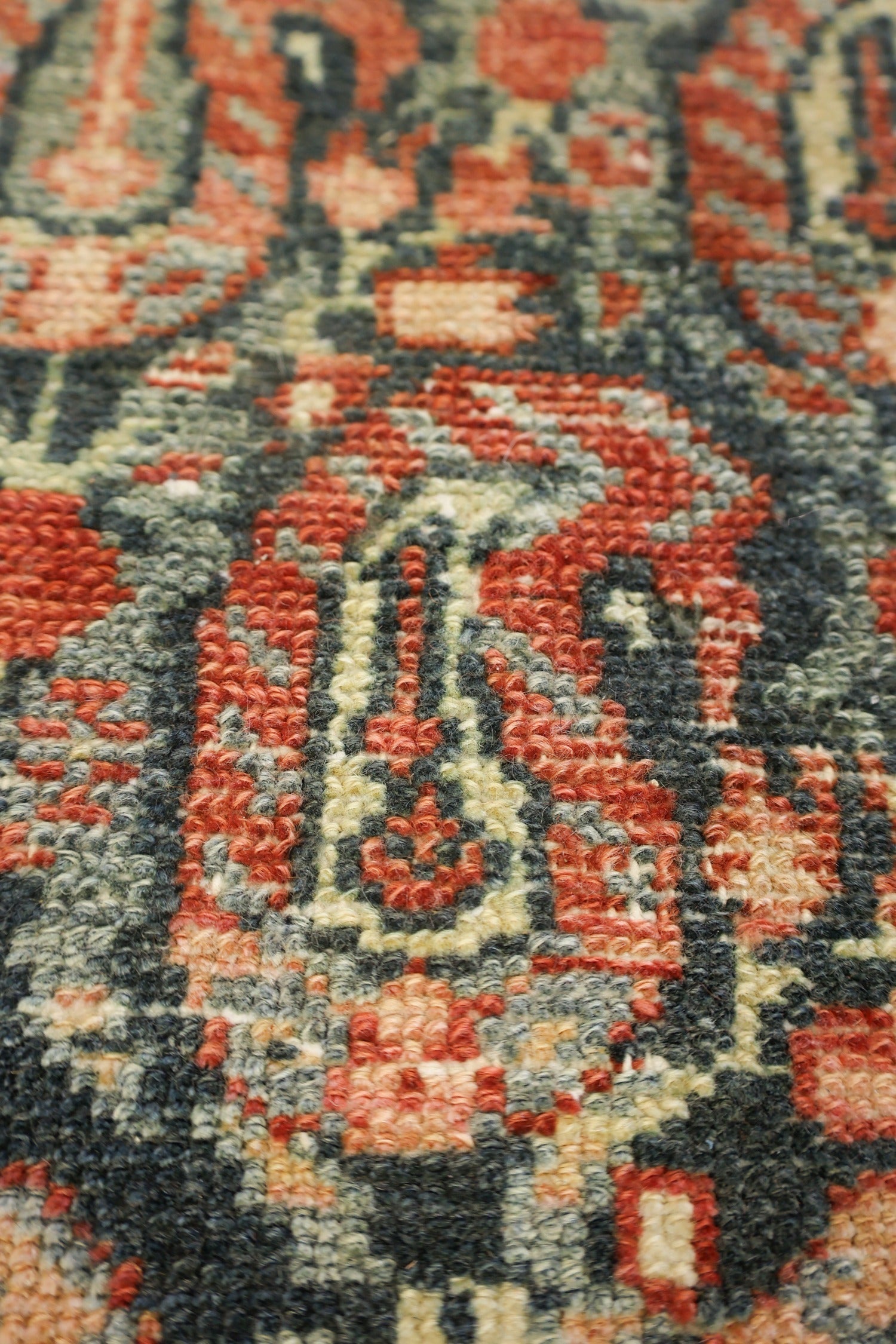 Vintage Serriband Handwoven Tribal Rug, J73547