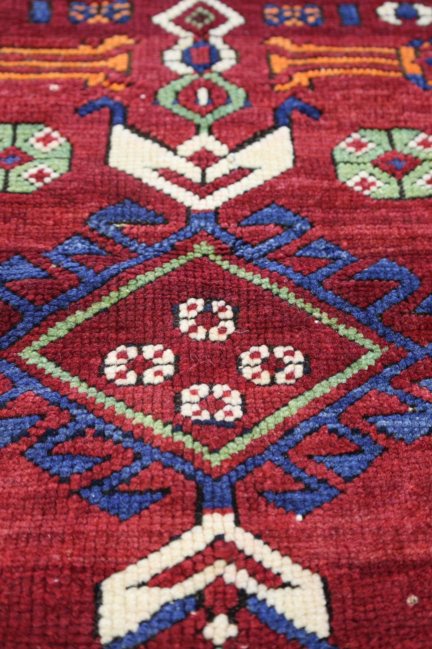 Vintage Shirvan Handwoven Tribal Rug, J75081