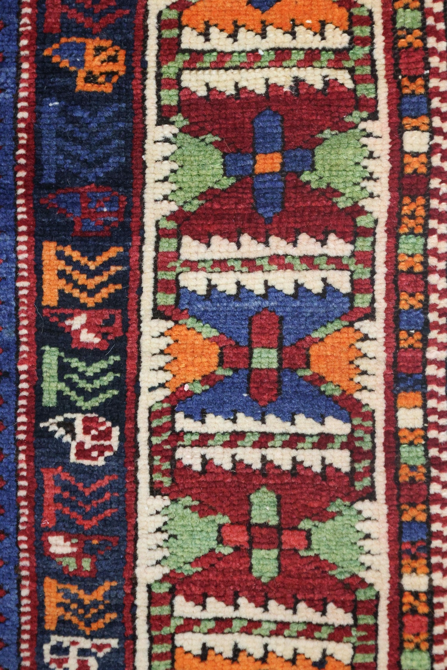 Vintage Shirvan Handwoven Tribal Rug, J75081