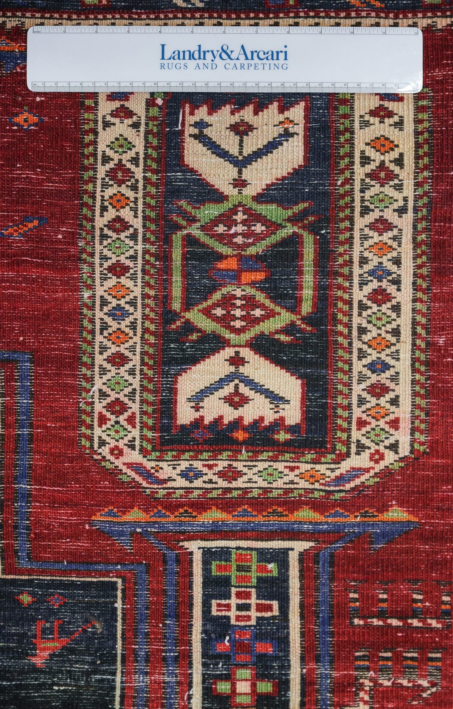 Vintage Shirvan Handwoven Tribal Rug, J75081