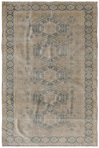 Vintage Shirvan Handwoven Tribal Rug