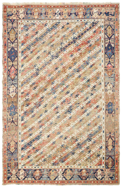 Vintage Soumak Handwoven Tribal Rug