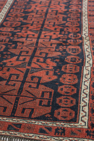 Vintage Sparta Handwoven Tribal Rug, J76718