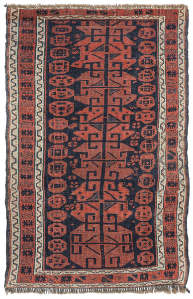 Vintage Sparta Handwoven Tribal Rug