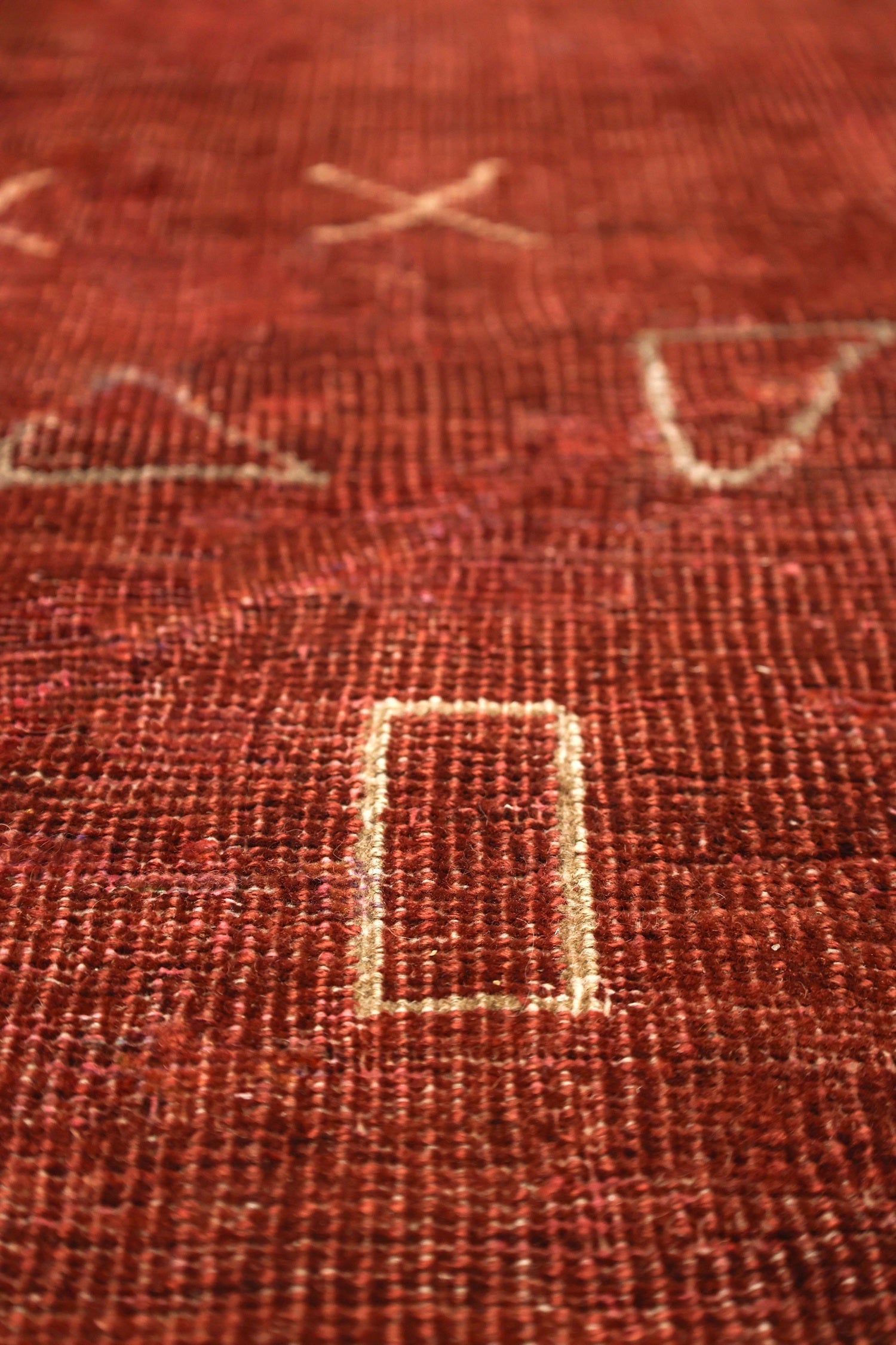 Vintage Sultanabad Handwoven Tribal Rug, J77204