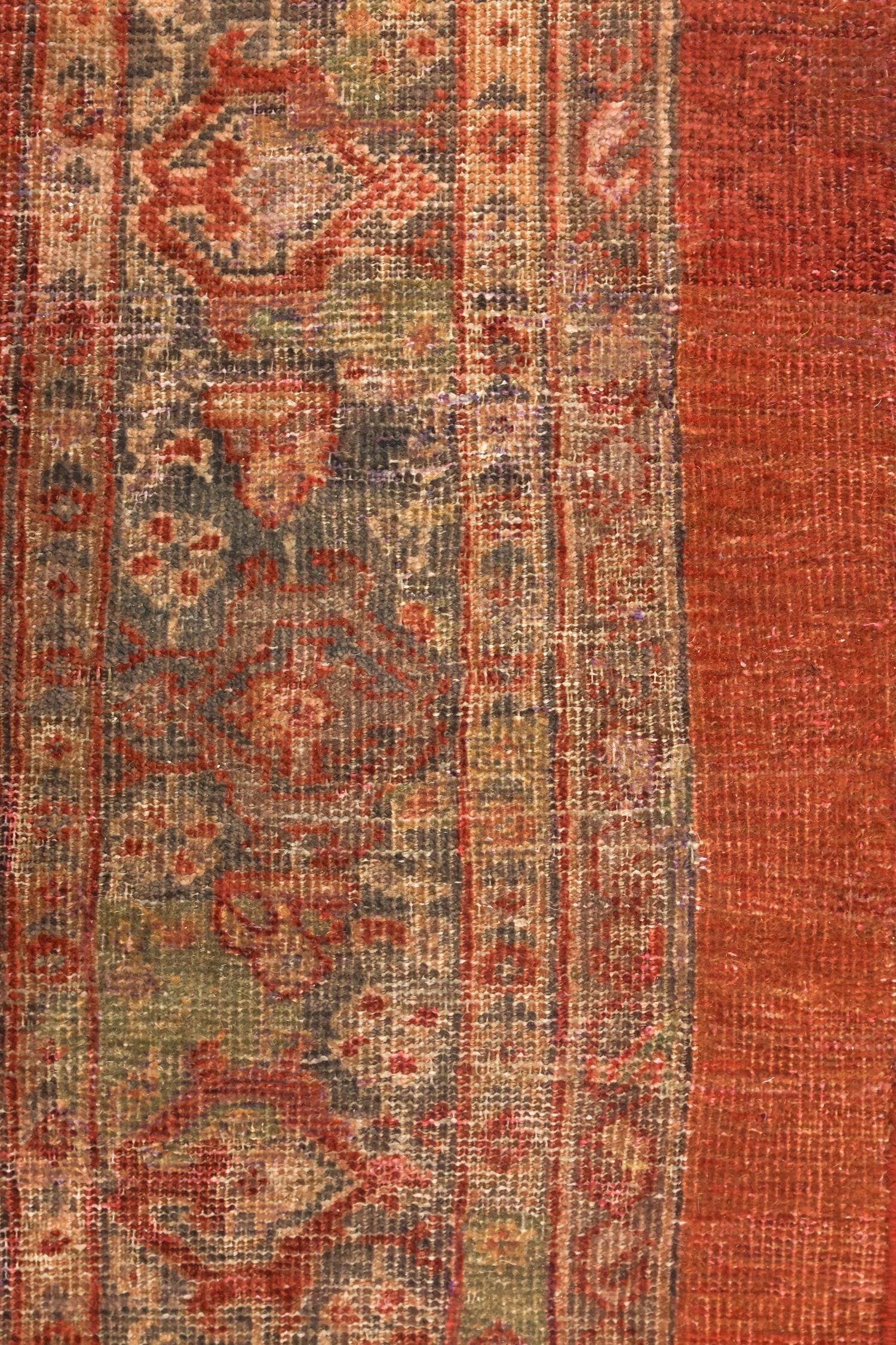 Vintage Sultanabad Handwoven Tribal Rug, J77204