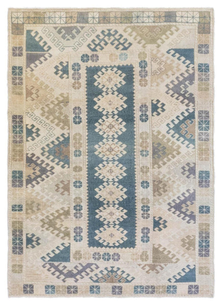 Vintage Sultanhan Handwoven Tribal Rug