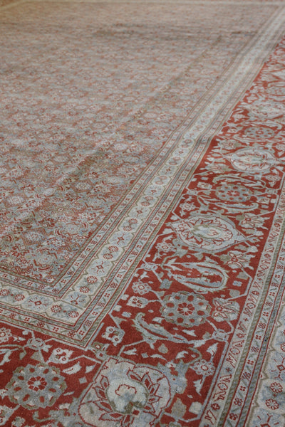 Vintage Tabriz Handwoven Tribal Rug, J72731