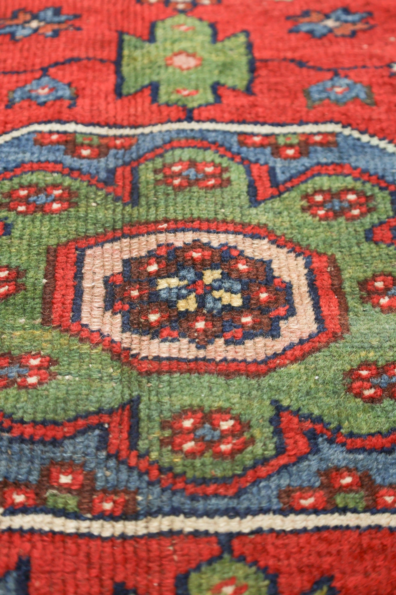 Vintage Tafresh Handwoven Tribal Rug, J70663