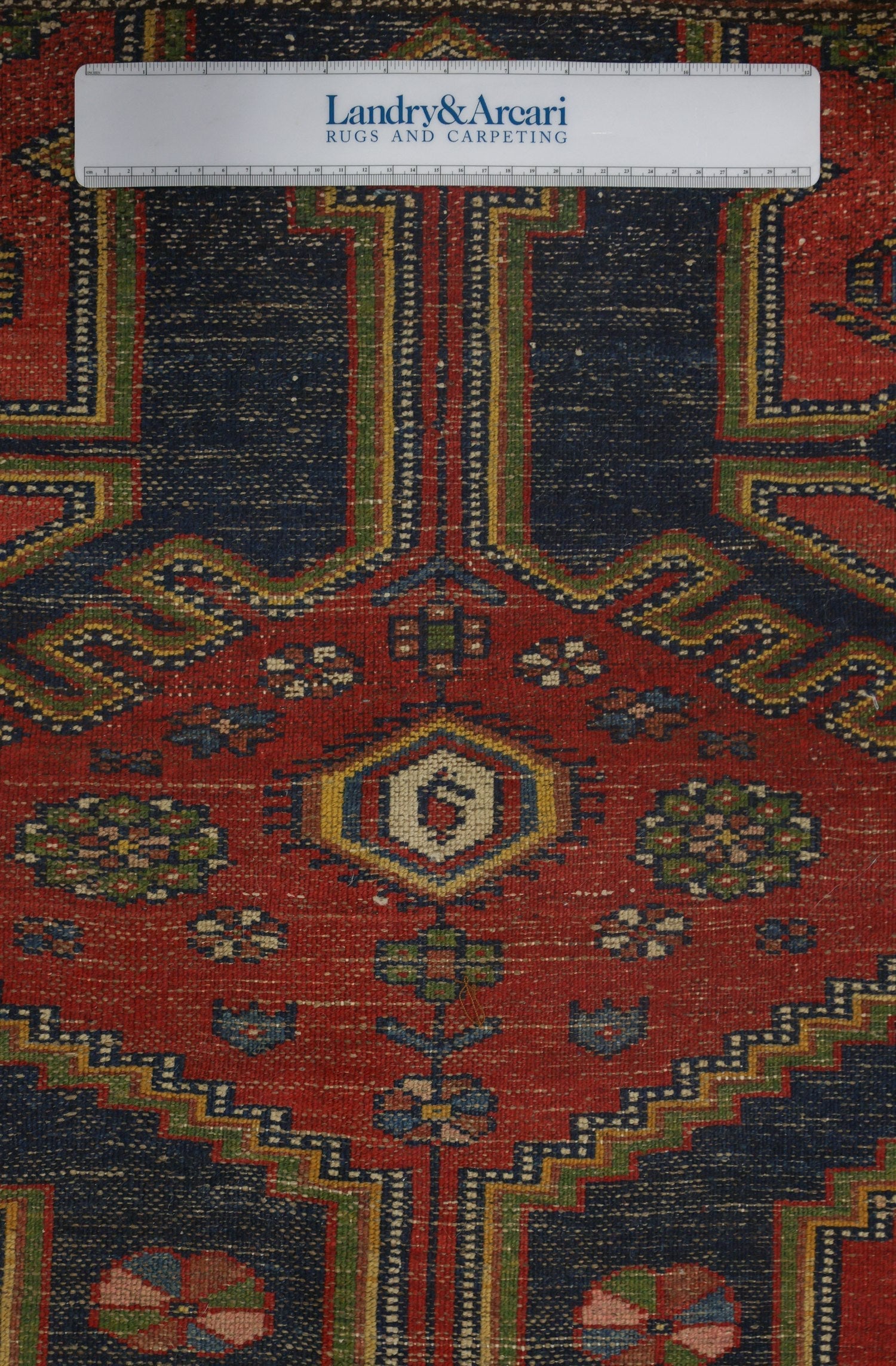 Vintage Tafresh Handwoven Tribal Rug, J70663