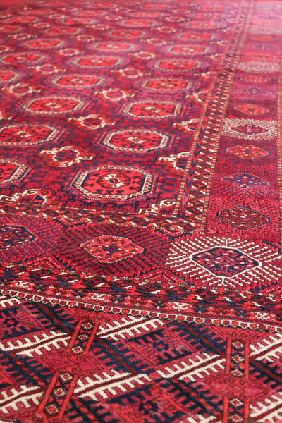 Antique Tekke Handwoven Tribal Rug, J75001