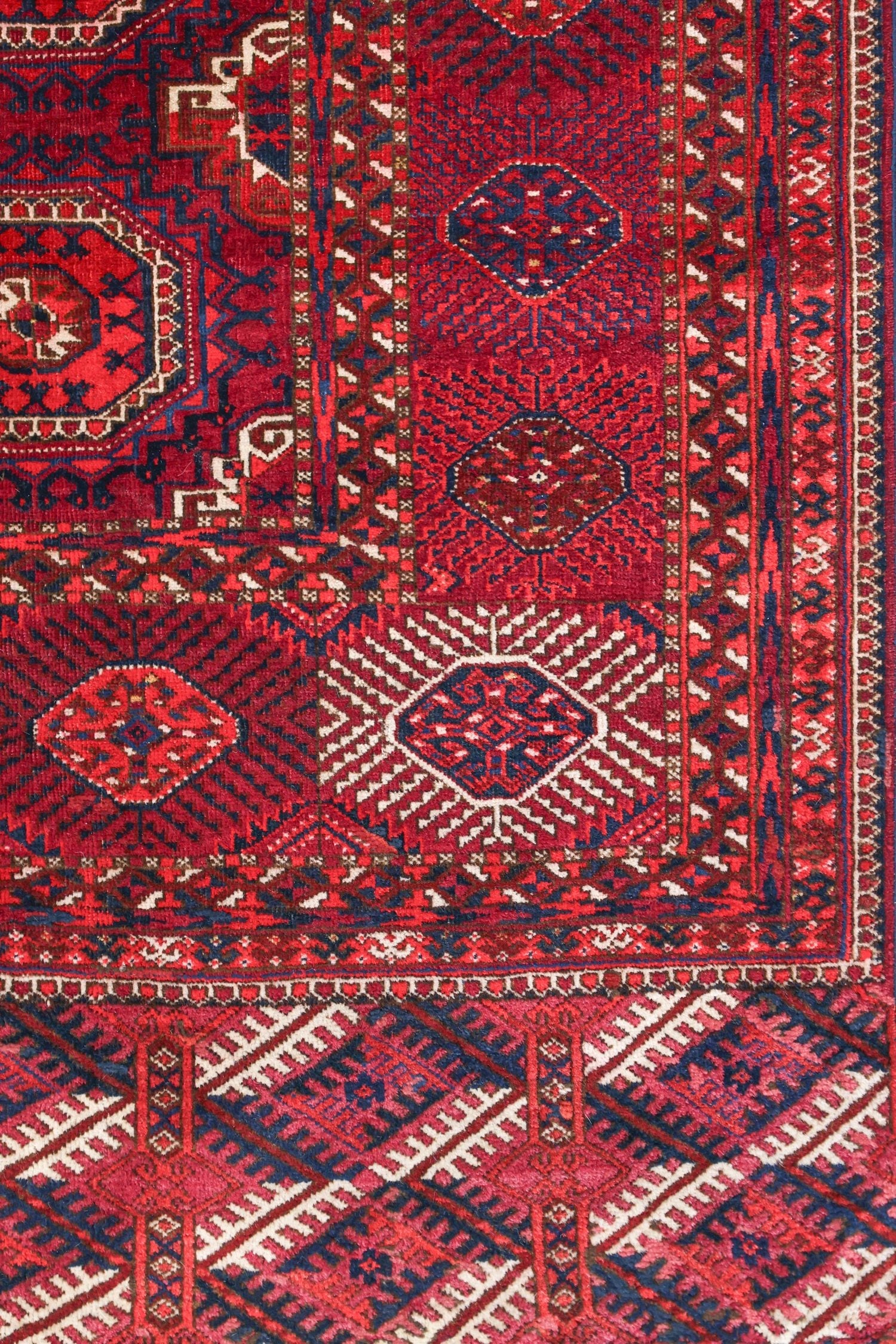 Antique Tekke Handwoven Tribal Rug, J75001