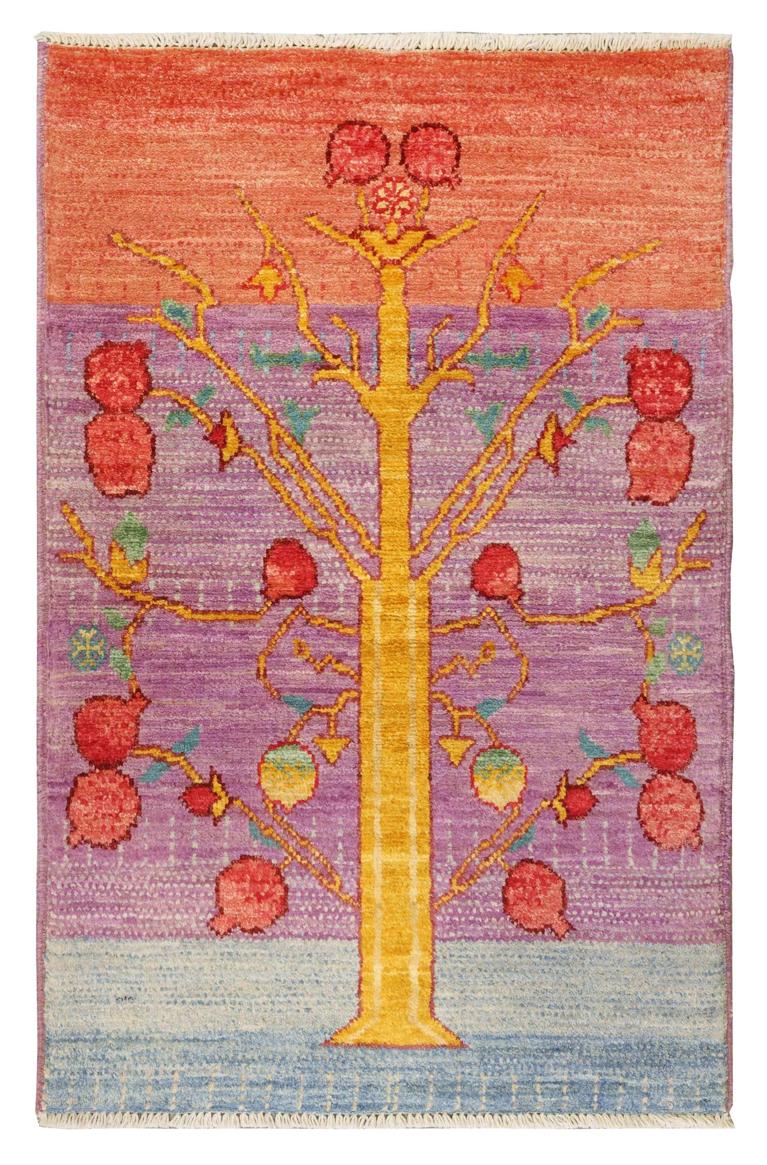 Tree Of Life Handwoven Tribal Rug