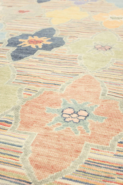 Trellis Oushak Handwoven Tribal Rug, J77320