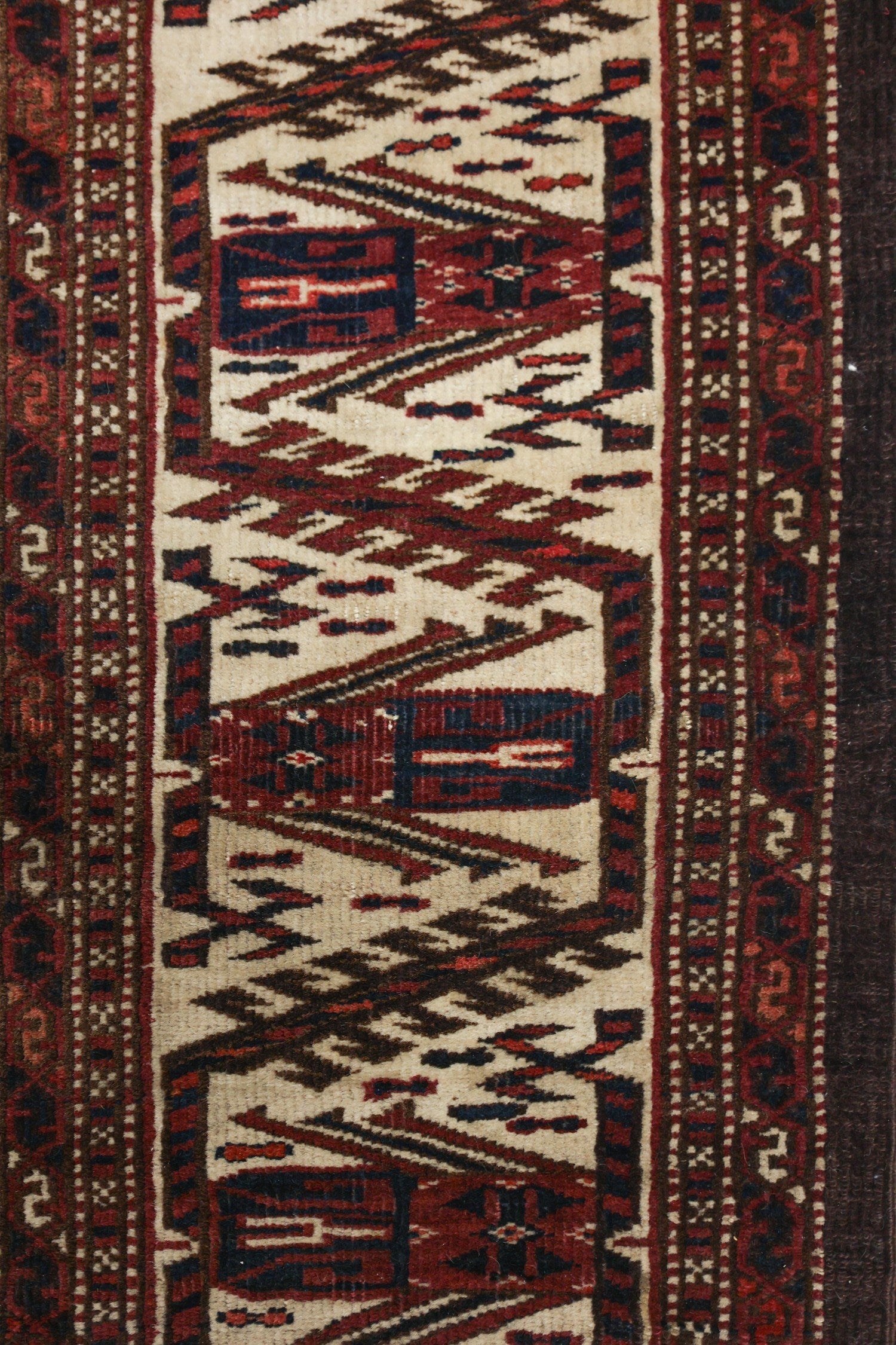 Antique Turkmen Handwoven Tribal Rug, J76461