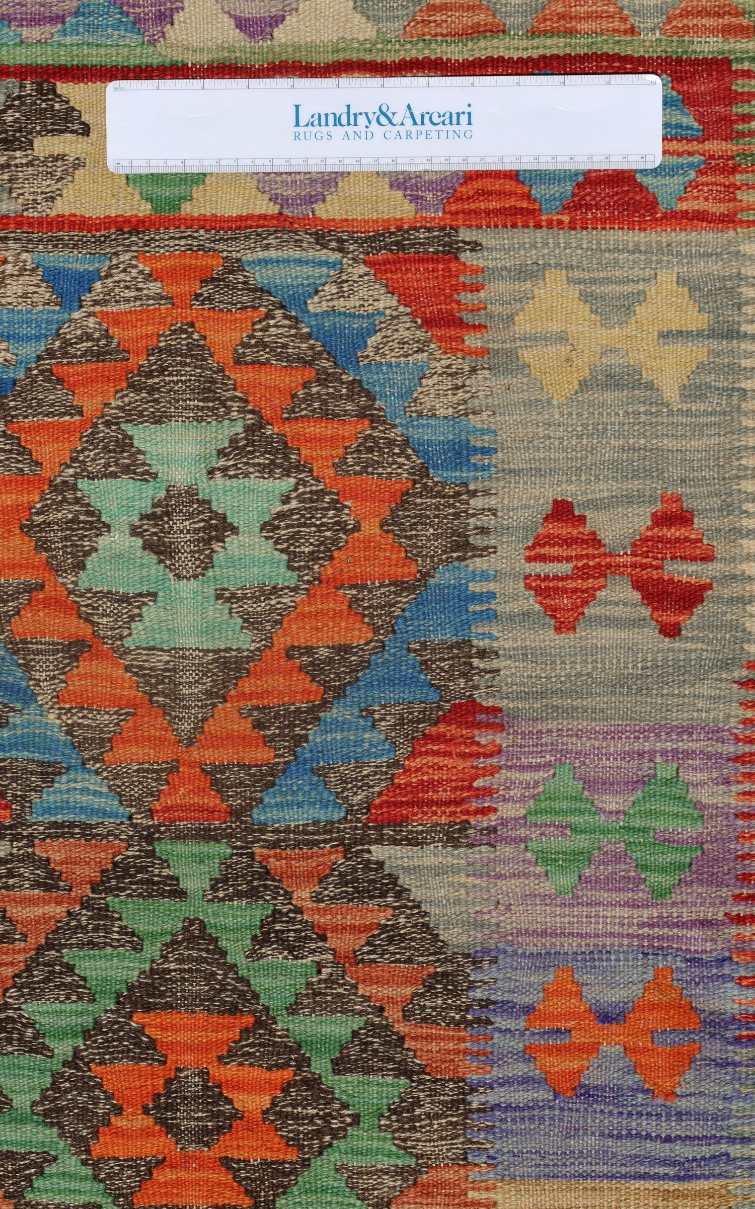 Uzbek Kilim Handwoven Tribal Rug, J72875