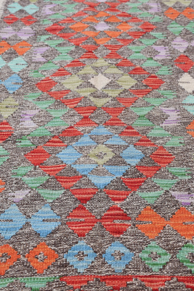 Uzbek Kilim Handwoven Tribal Rug, J72888