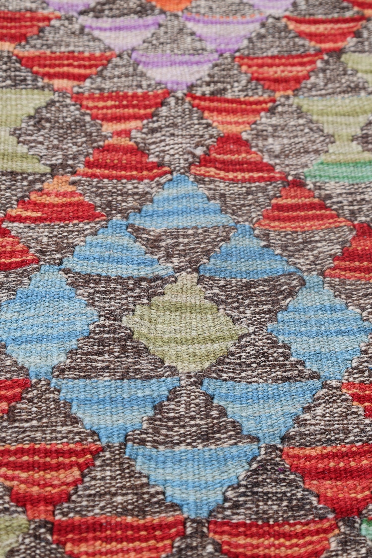 Uzbek Kilim Handwoven Tribal Rug, J72888