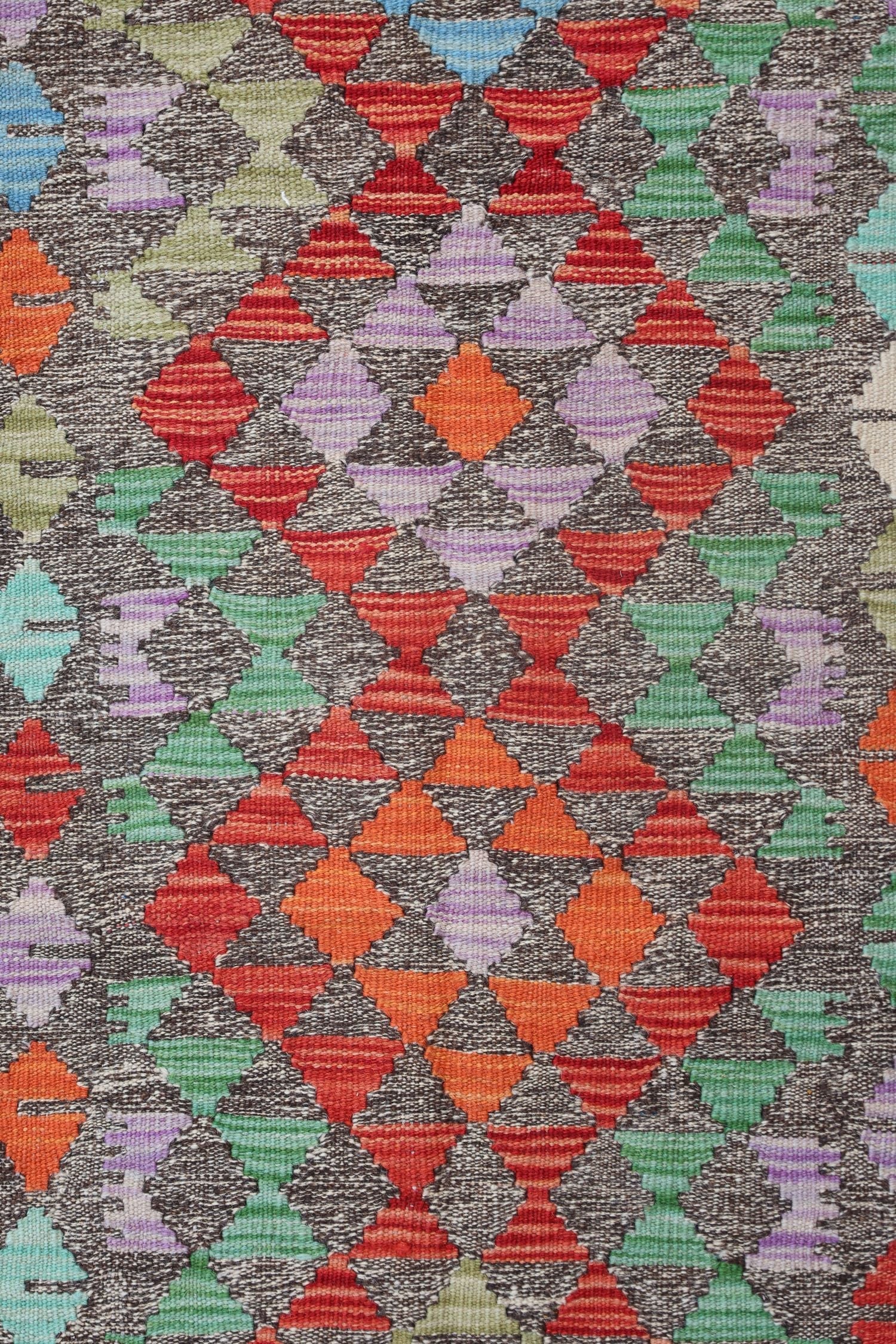 Uzbek Kilim Handwoven Tribal Rug, J72888