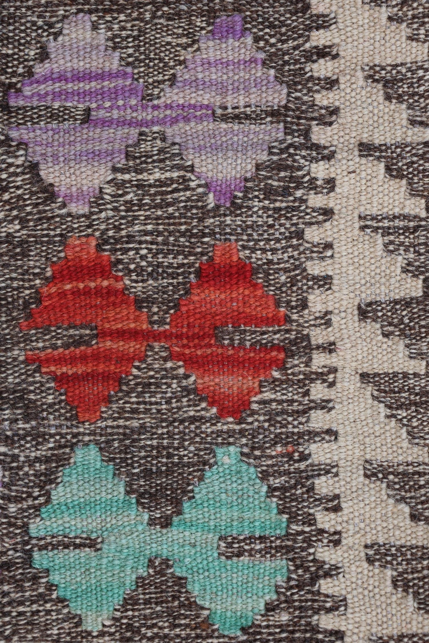 Uzbek Kilim Handwoven Tribal Rug, J72888