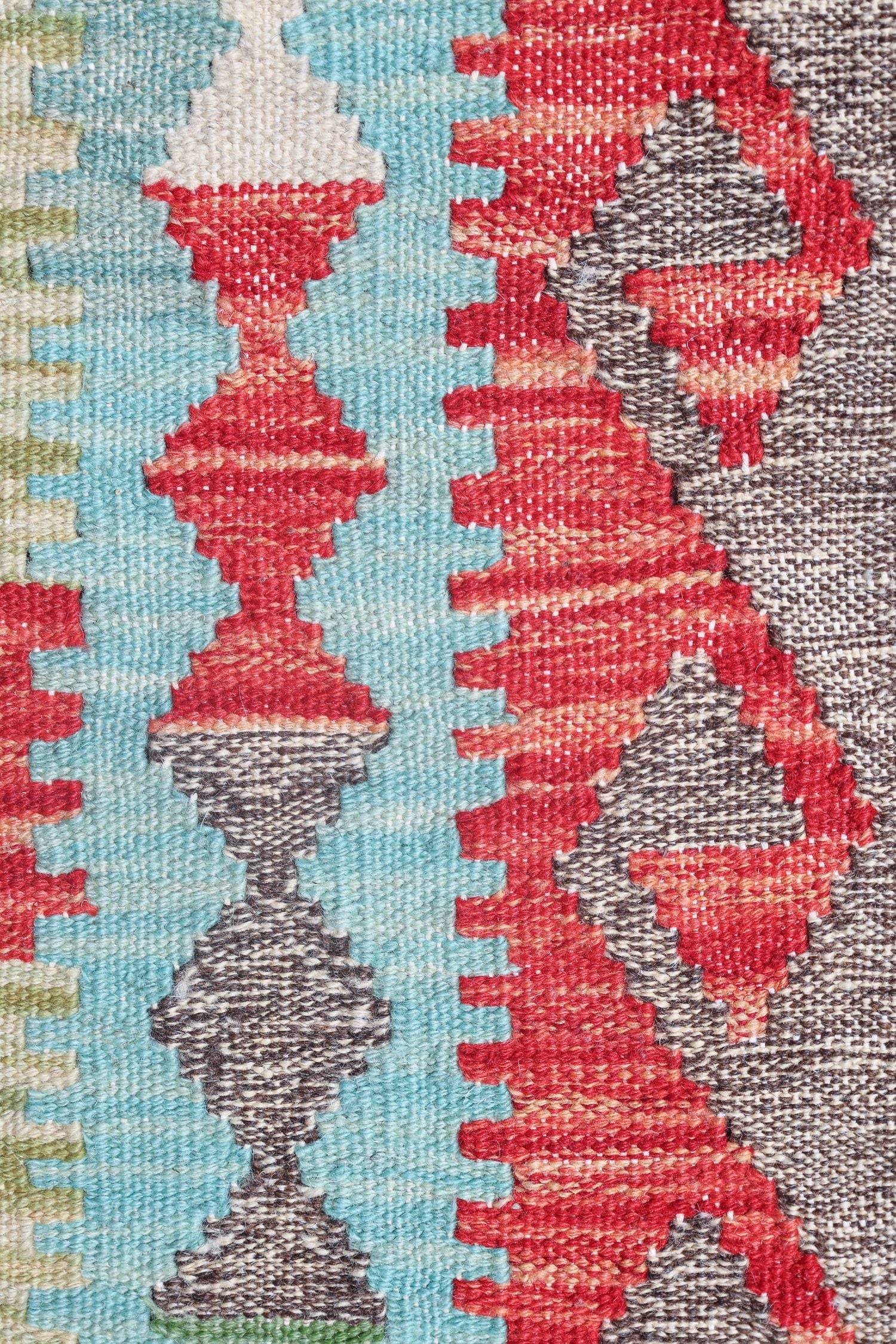 Uzbek Kilim Handwoven Tribal Rug, J72891