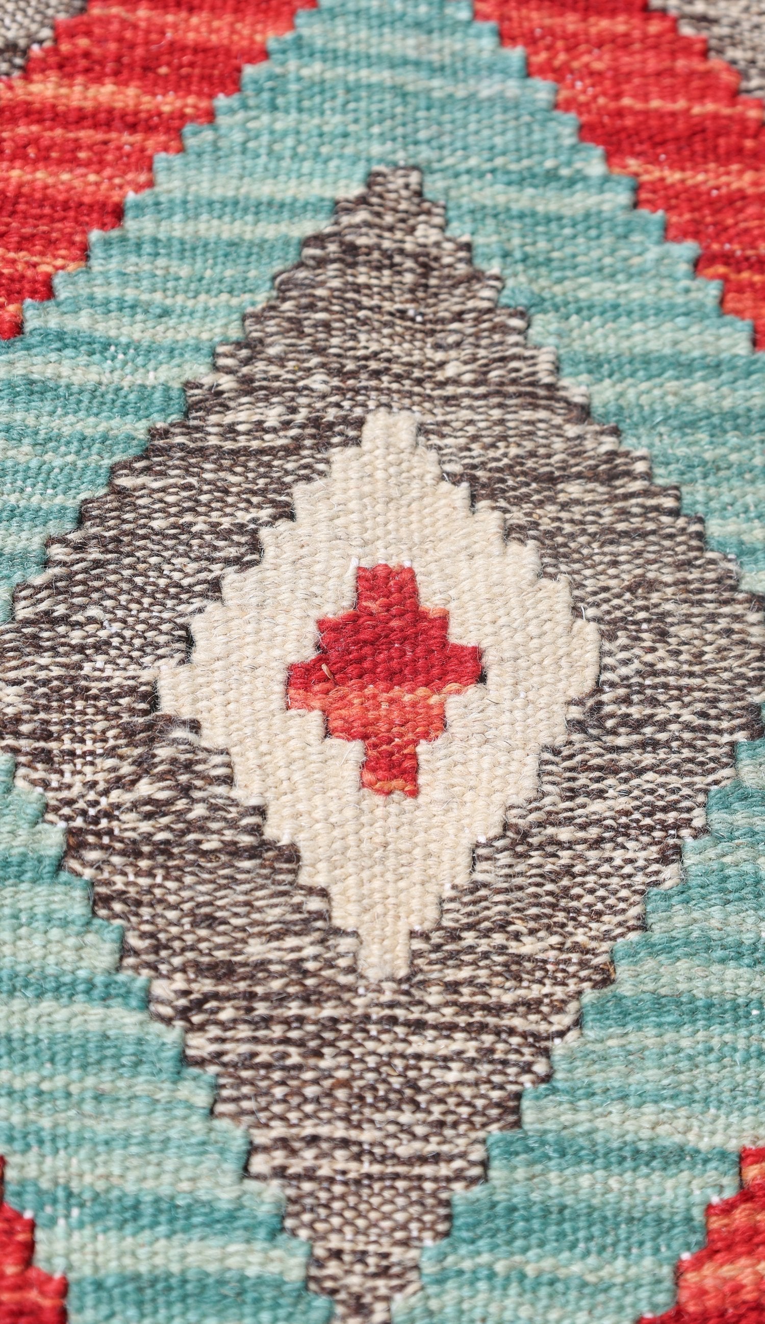 Uzbek Kilim Handwoven Tribal Rug, J72895