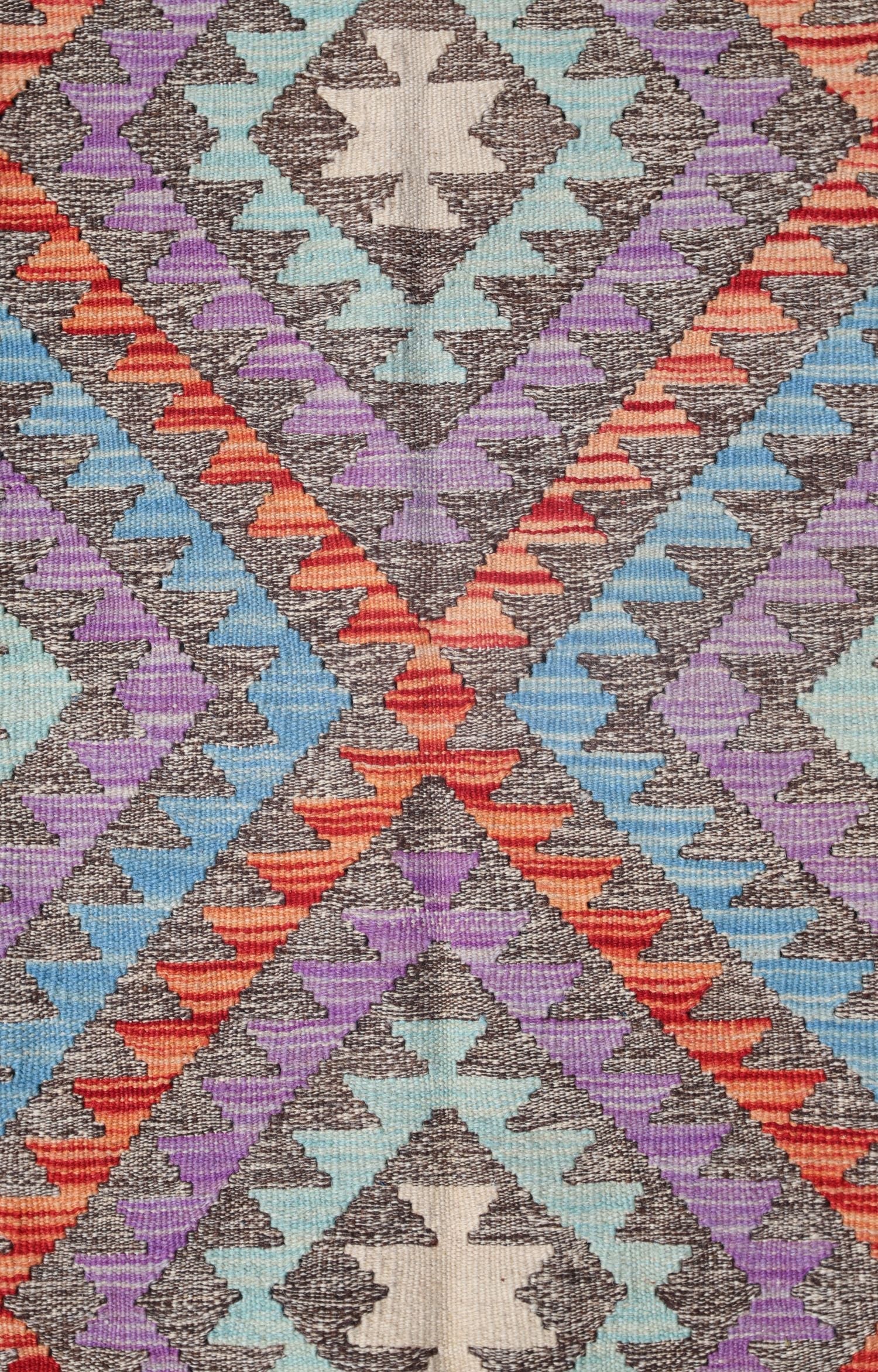 Uzbek Kilim Handwoven Tribal Rug, J72898