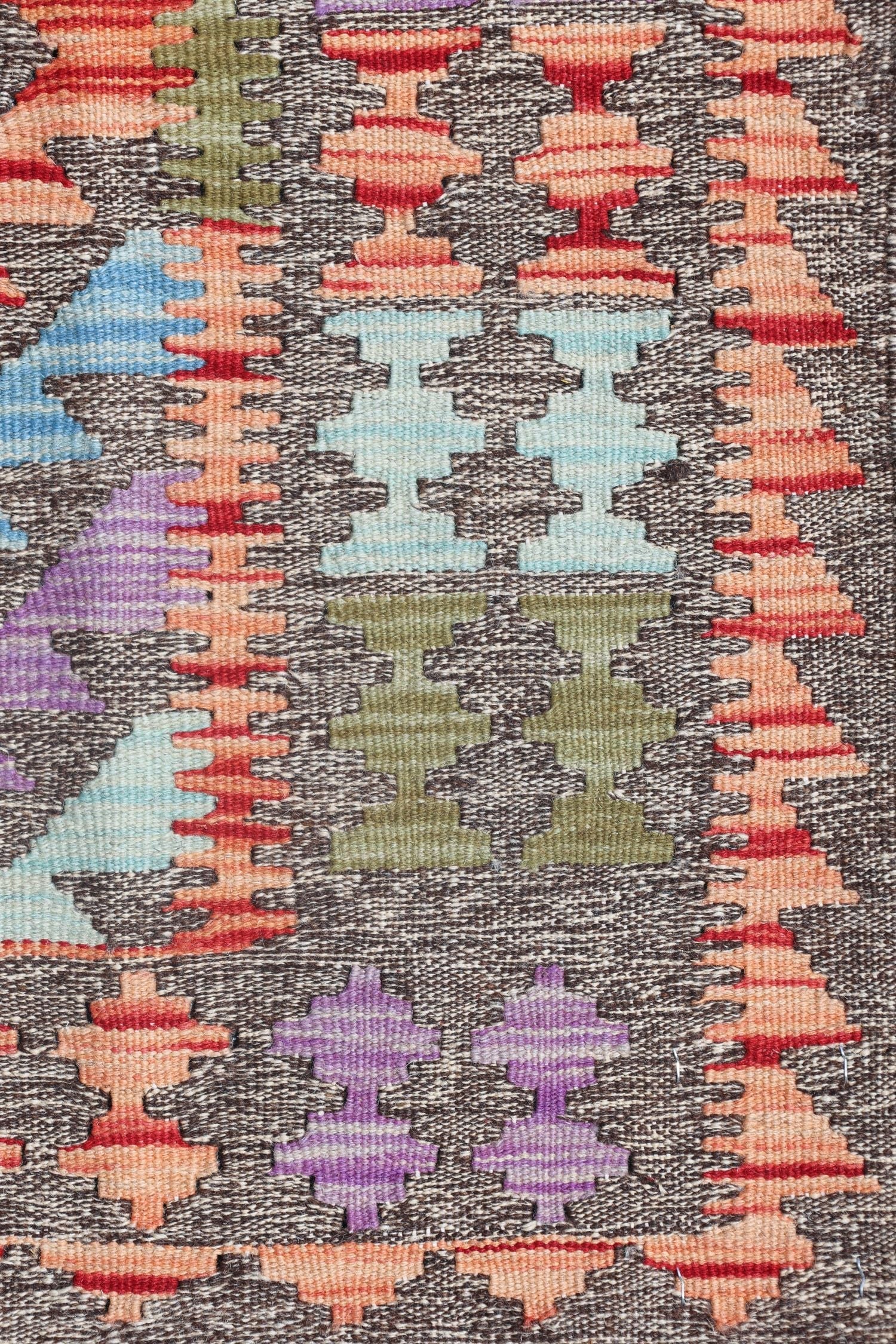 Uzbek Kilim Handwoven Tribal Rug, J72898