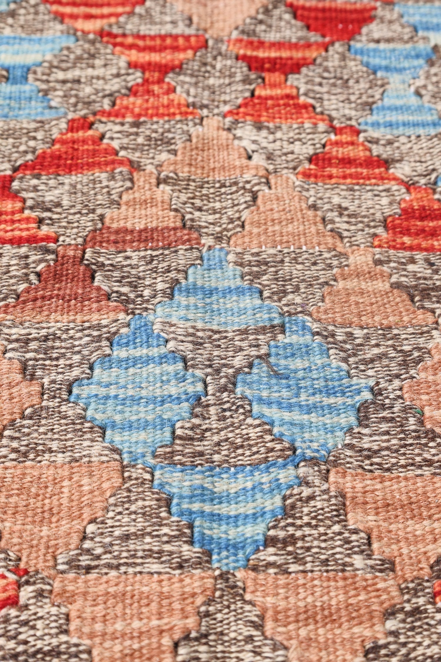 Uzbek Kilim Handwoven Tribal Rug, J72903