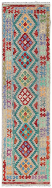 Uzbek Kilim Handwoven Tribal Rug