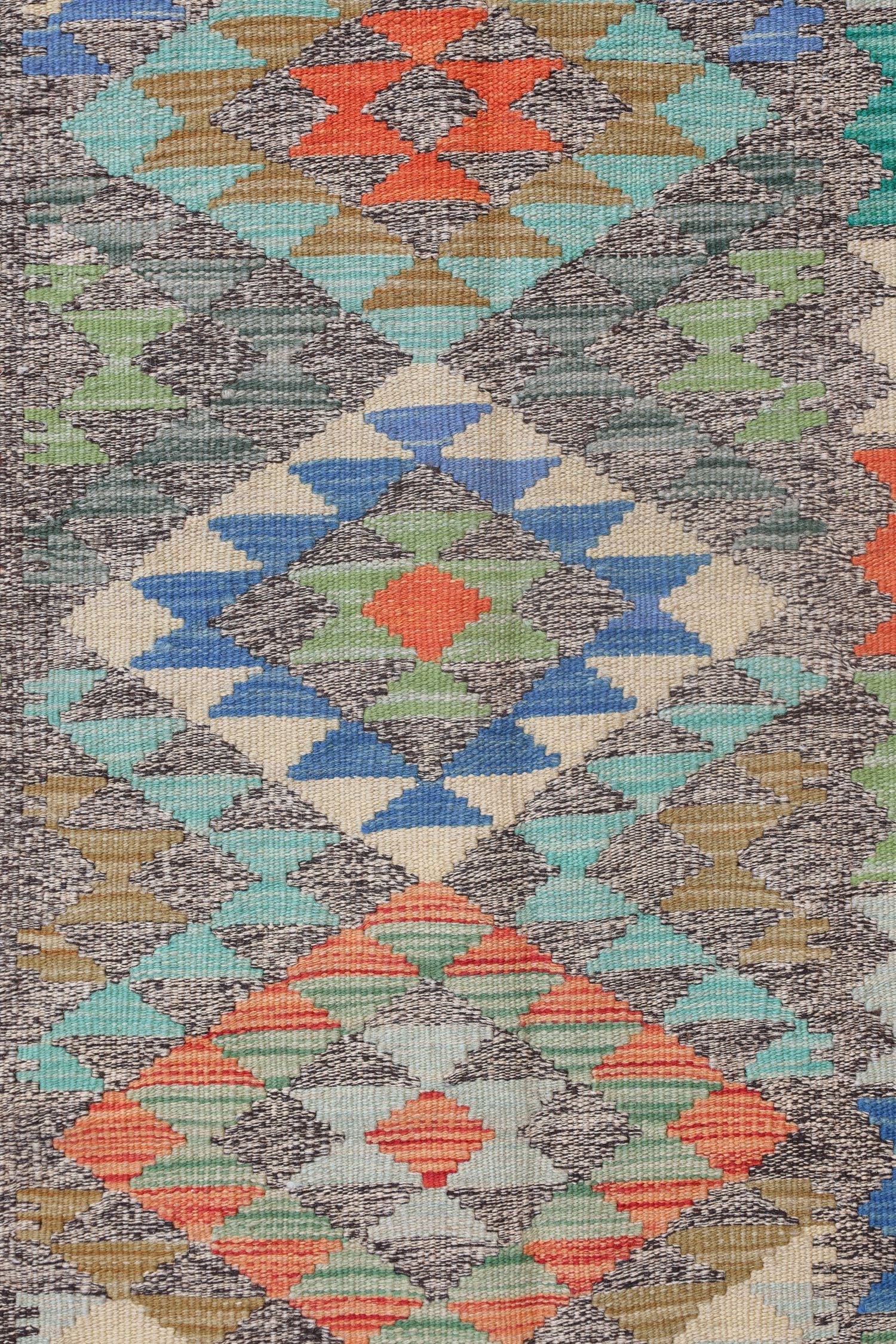 Uzbek Kilim Handwoven Tribal Rug, J72909