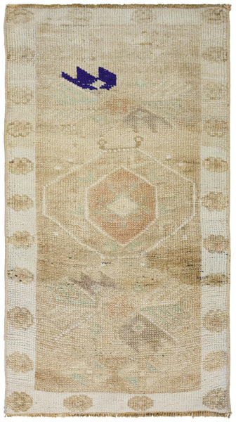 Vintage Yastik Handwoven Tribal Rug