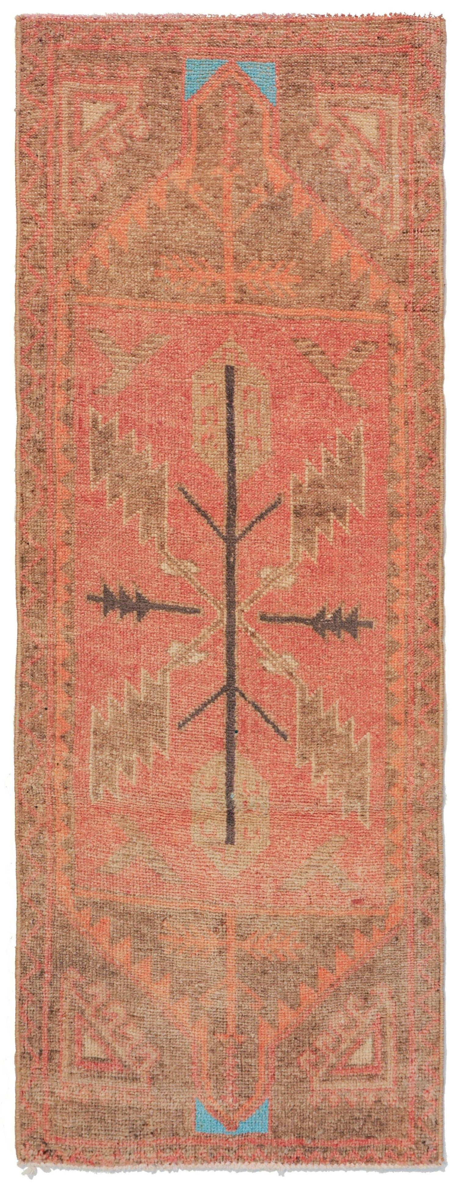 Vintage Yastik Handwoven Tribal Rug