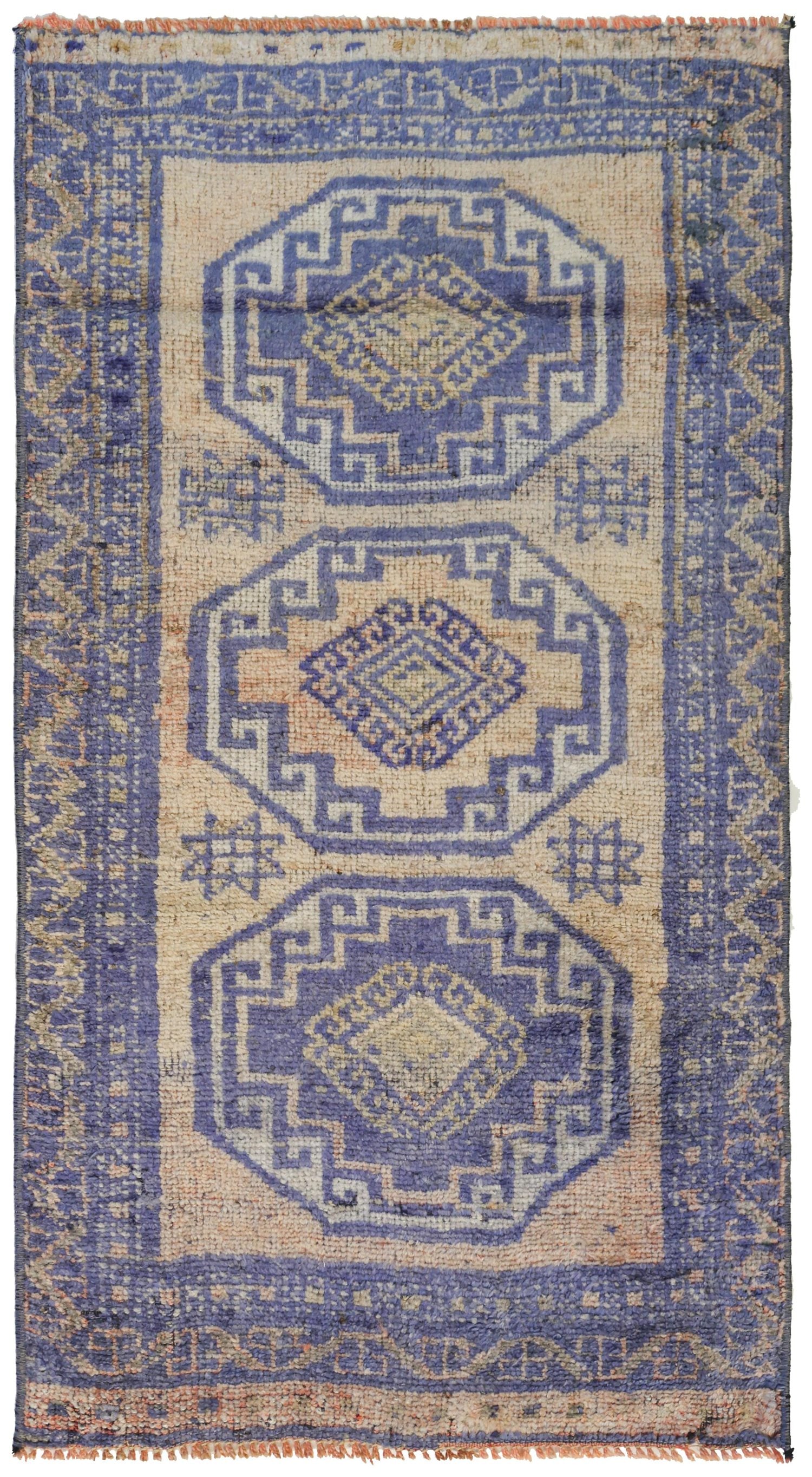 Vintage Yastik Handwoven Tribal Rug