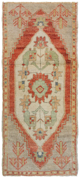 Vintage Yastik Handwoven Tribal Rug