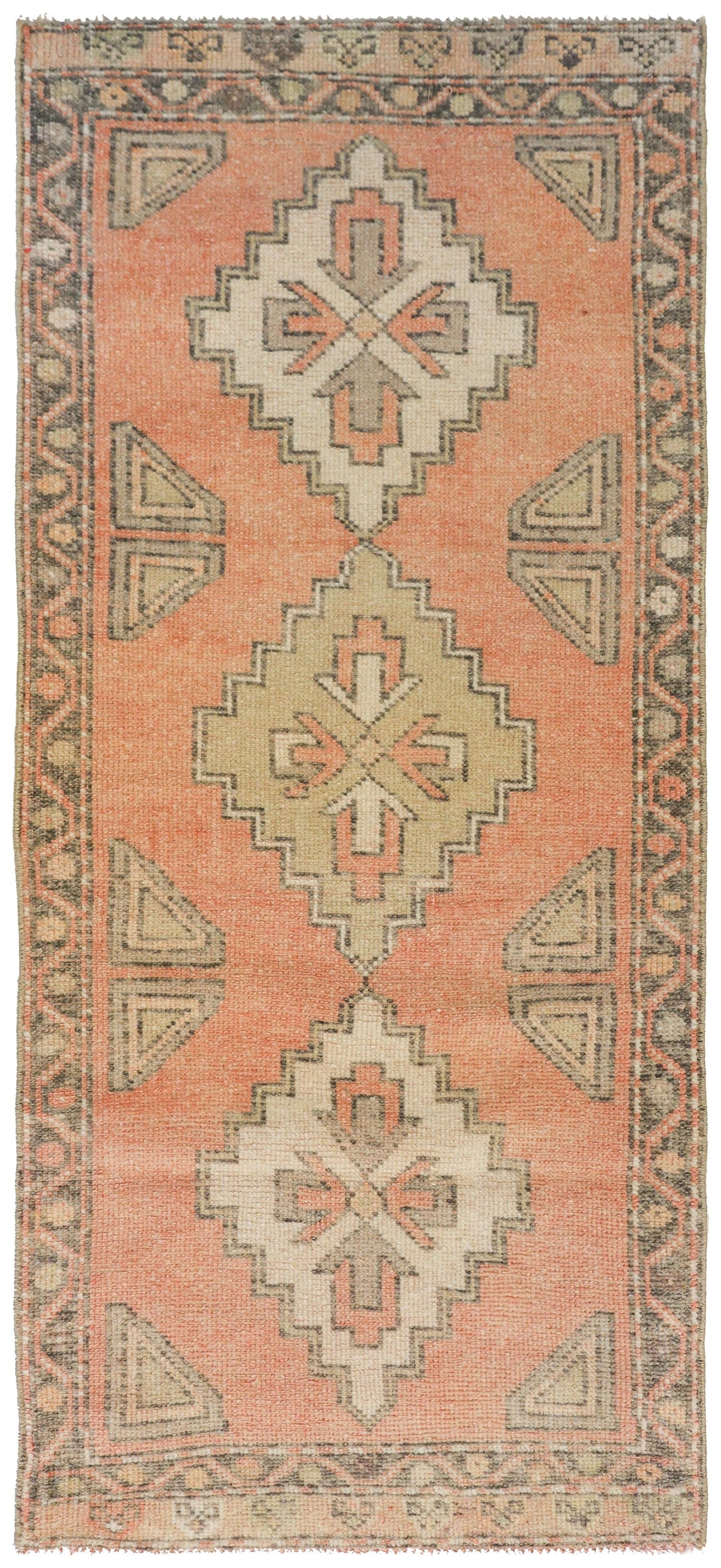 Vintage Yastik Handwoven Tribal Rug