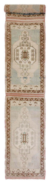 Vintage Yastik Handwoven Tribal Rug