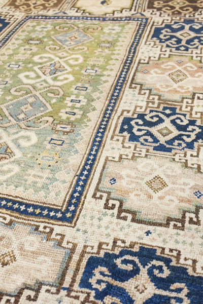 Antique Zakatala Handwoven Tribal Rug, J78385