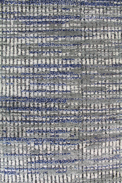 Cable Knit Handwoven Contemporary Rug, J58344