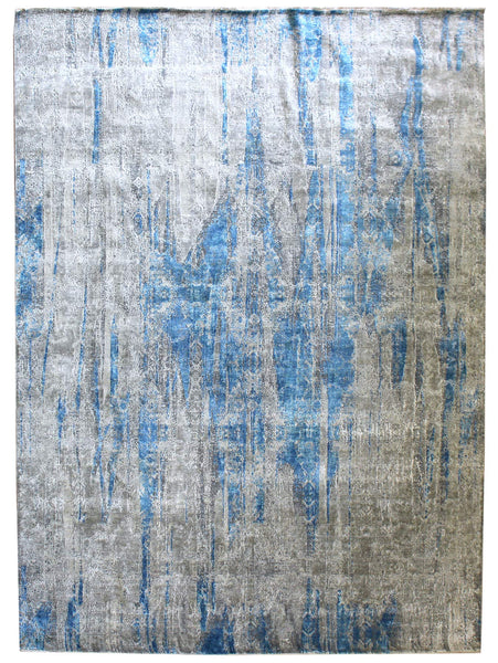 Cerulean Handwoven Contemporary Rug