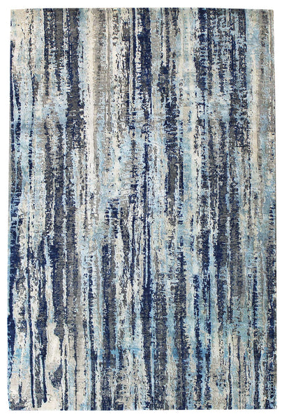 Patinated Look Handwoven Contemporary Rug