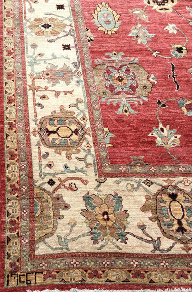 Sultanabad Handwoven Traditional Rug, J10396